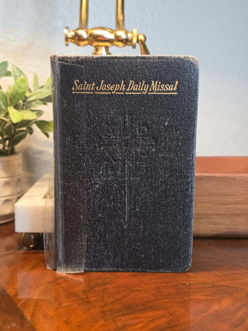 Saint Joseph Daily Missal Vintage Black Hardcover Catholic Prayer Book